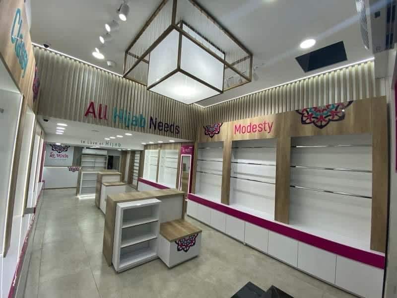 Timber slat ceiling detail, Equal's stand for All Hijab Needs